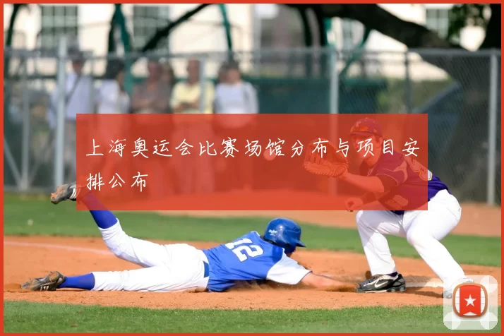 上海奥运会比赛场馆分布与项目安排公布
